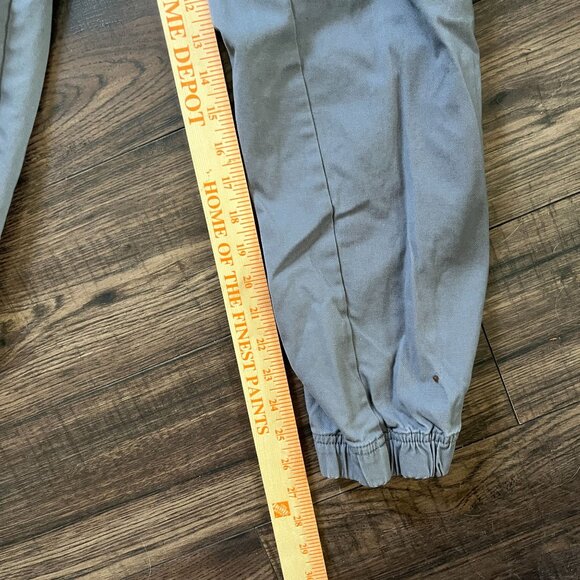 Tommy Hilfiger Boys Jogger Pants Stretch Bottom Logo Draw String Gray Size XL 20 - Picture 5 of 9